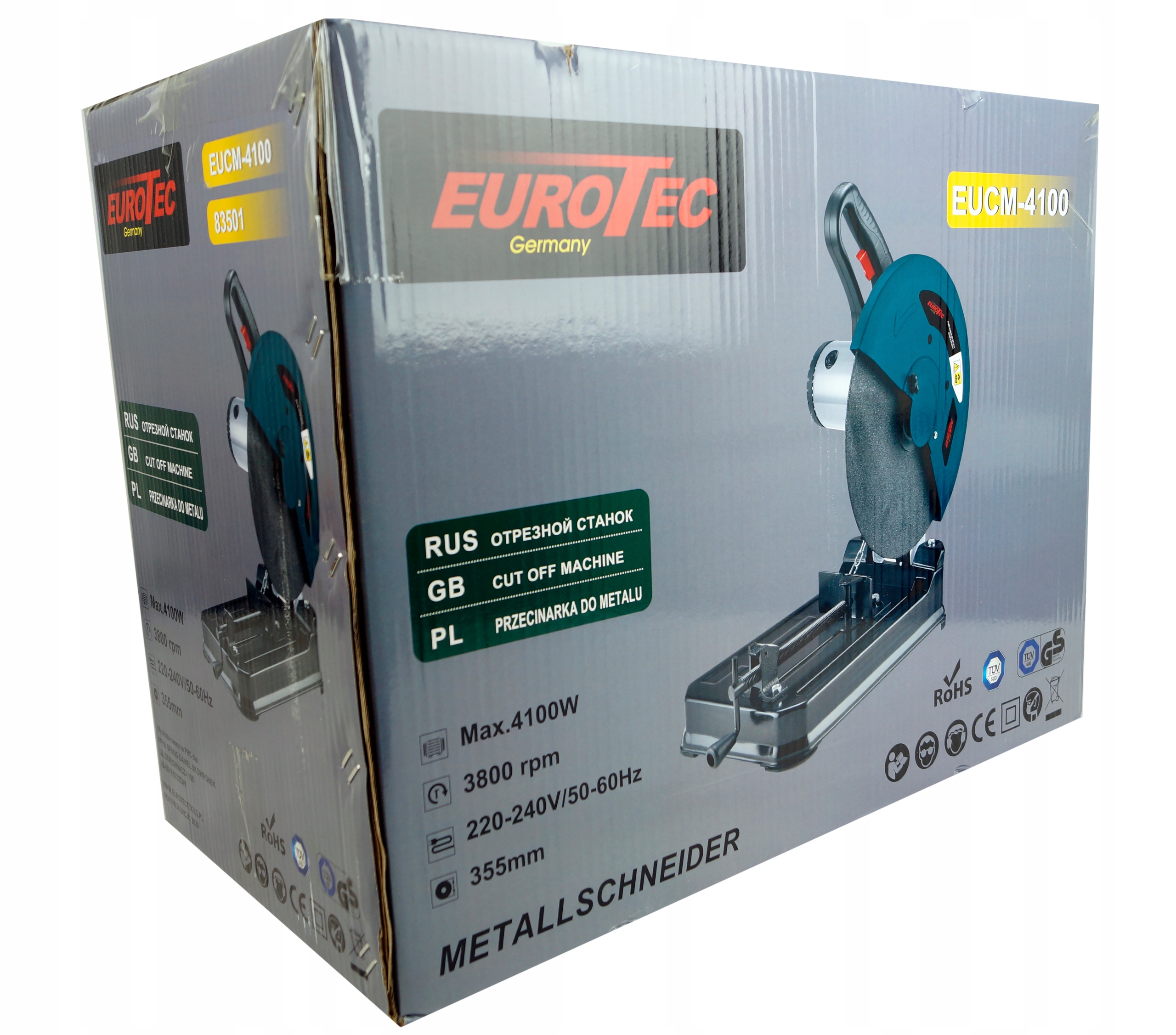 PRZECINARKA DO METALU EUCM-4100 / J1G-ZB-355C-1 — widok 15