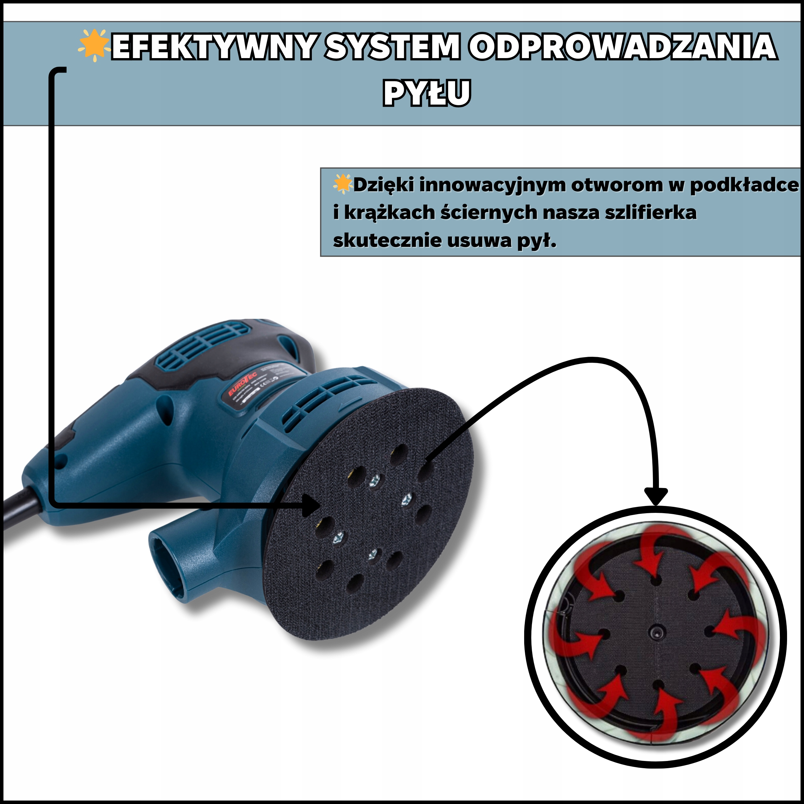 SZLIFIERKA OSCYLACYJNA GOS-1350 — widok 7